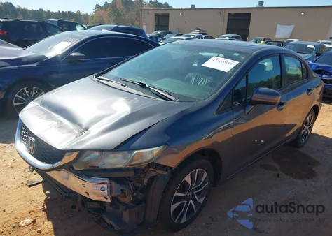 2014 Honda Civic Ex z USA, uszkodzony, nr VIN 2HGFB2F8XEH532521